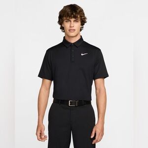 Nike Men's Dri-FIT Solid Golf Polo in Black Size XL NWT